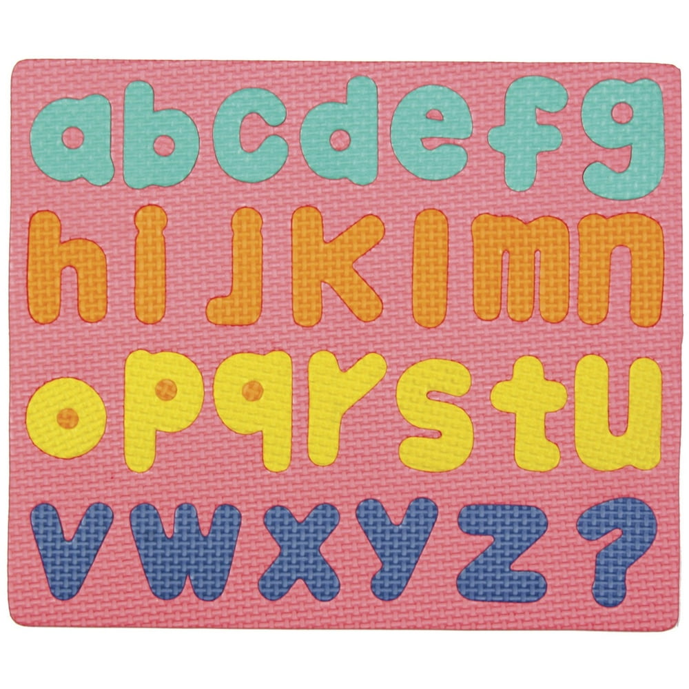 WONDERFOAM LETTERS PUZZLE, LOWER CASE LETTERS, 11.5" X 9.5