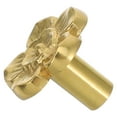 thumbnail image 5 of Circle Knobs Plum Blossom Brass Forged Flowers Mother, 5 of 8