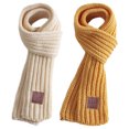 thumbnail image 1 of 2 Piezas Bufandas de Punto Cálidas de Invierno para Niños Bufanda Cálida Calentador de Cuello para Niños Pequeños Niñas, 1 of 7