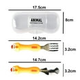 thumbnail image 2 of Toddler Utensils Kids Spoon and Fork Set ,Stainless Steel Silverware, 2 of 5