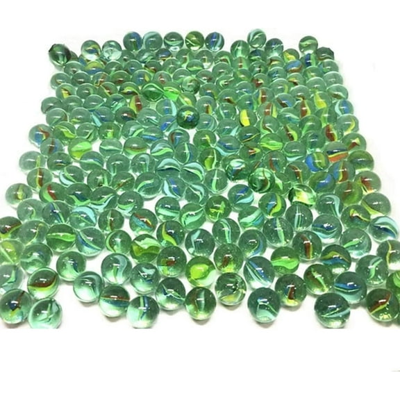 500 Pcs Cat Eye Glass Marbles for Vase, Games, & Sling Shot Ammo 5/8" 6lbs