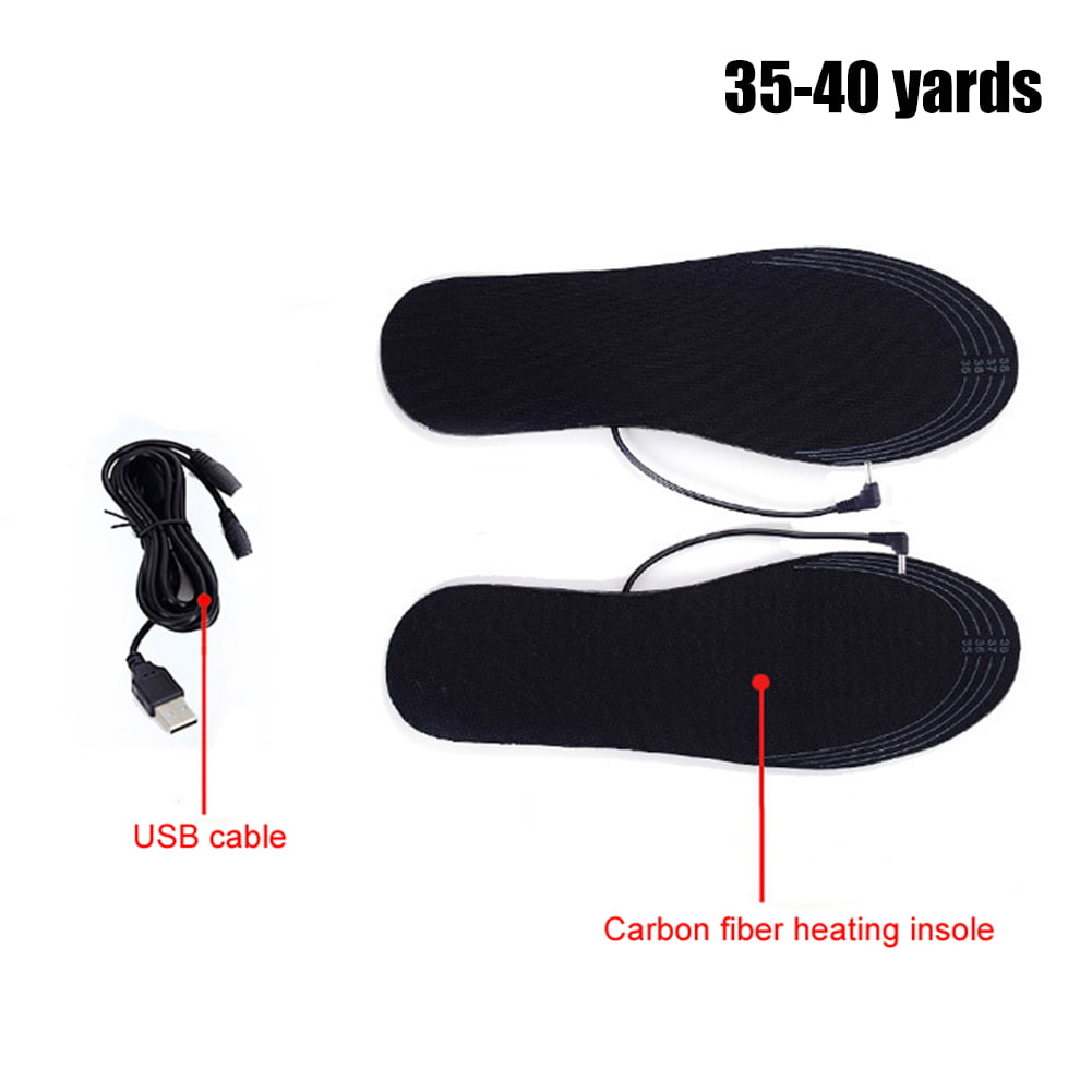 Details about   Men Women Shoe Insoles Feet Warm Sock Pad USB Washable Electrical Thermal Mat