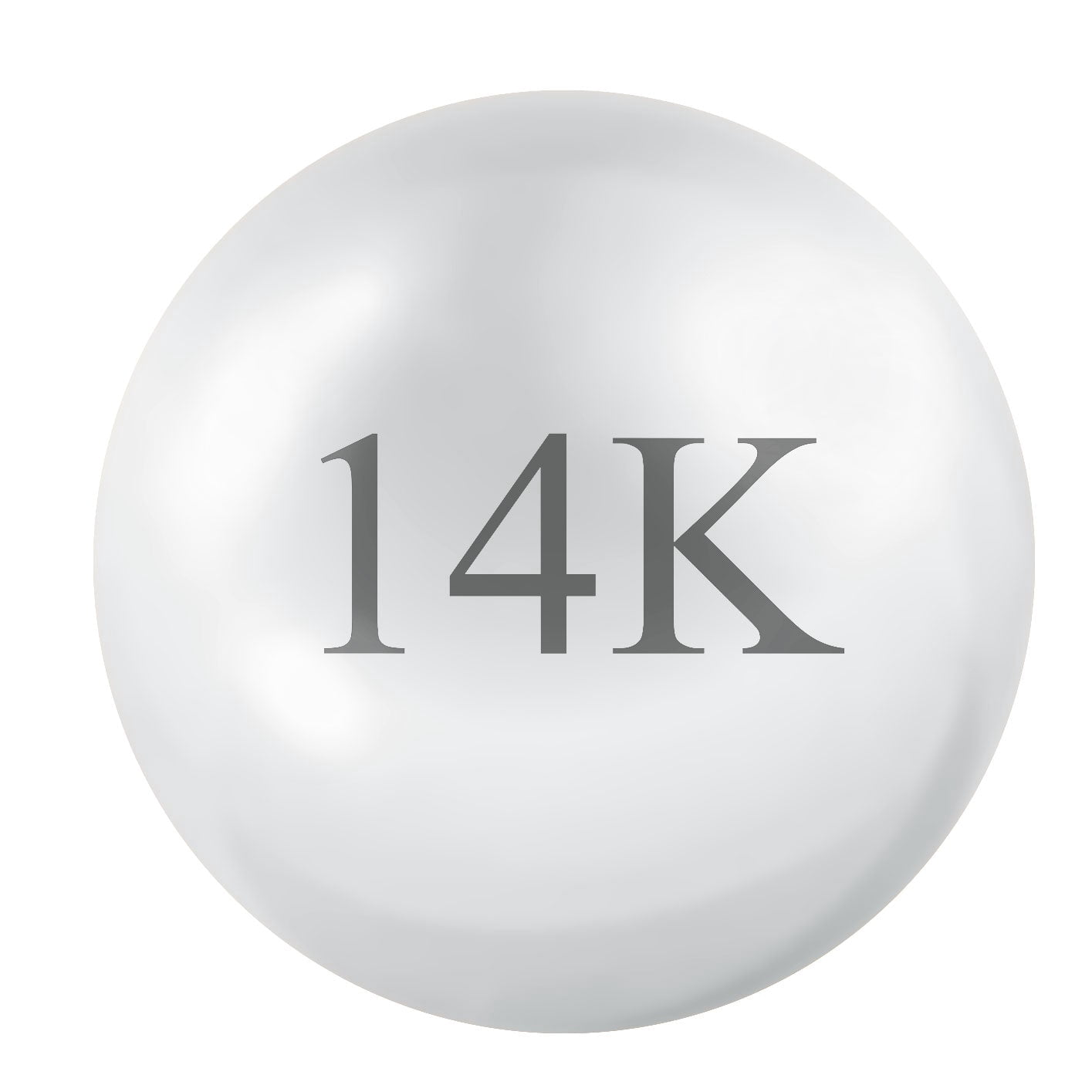 14K White Gold