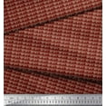 thumbnail image 2 of Soimoi Red Poly Georgette Fabric Brush Stroke & Dots Abstract Print Sewing Fabric Yard 42 Inch Wide, 2 of 5