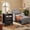 Light Gray with Nightstand, variant on Multi-Functional 3-in-1 Convertible Sofa Bed & Rolling Kitchen Island Cart with Storage, Space-Saving Furniture Set for Small Apartments and Living Room, Dark Grey+Black