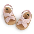 thumbnail image 6 of URMAGIC 0-18M Baby Girls Cross Bangage Outdoor Sandals Summer Princess Shoes, 6 of 6