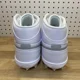 thumbnail image 5 of Sizes 7-16 N I-K-E Jo r-dan 1 Mid TD Football Cleats White Grey Fog FJ6805-101 NEW, 5 of 6