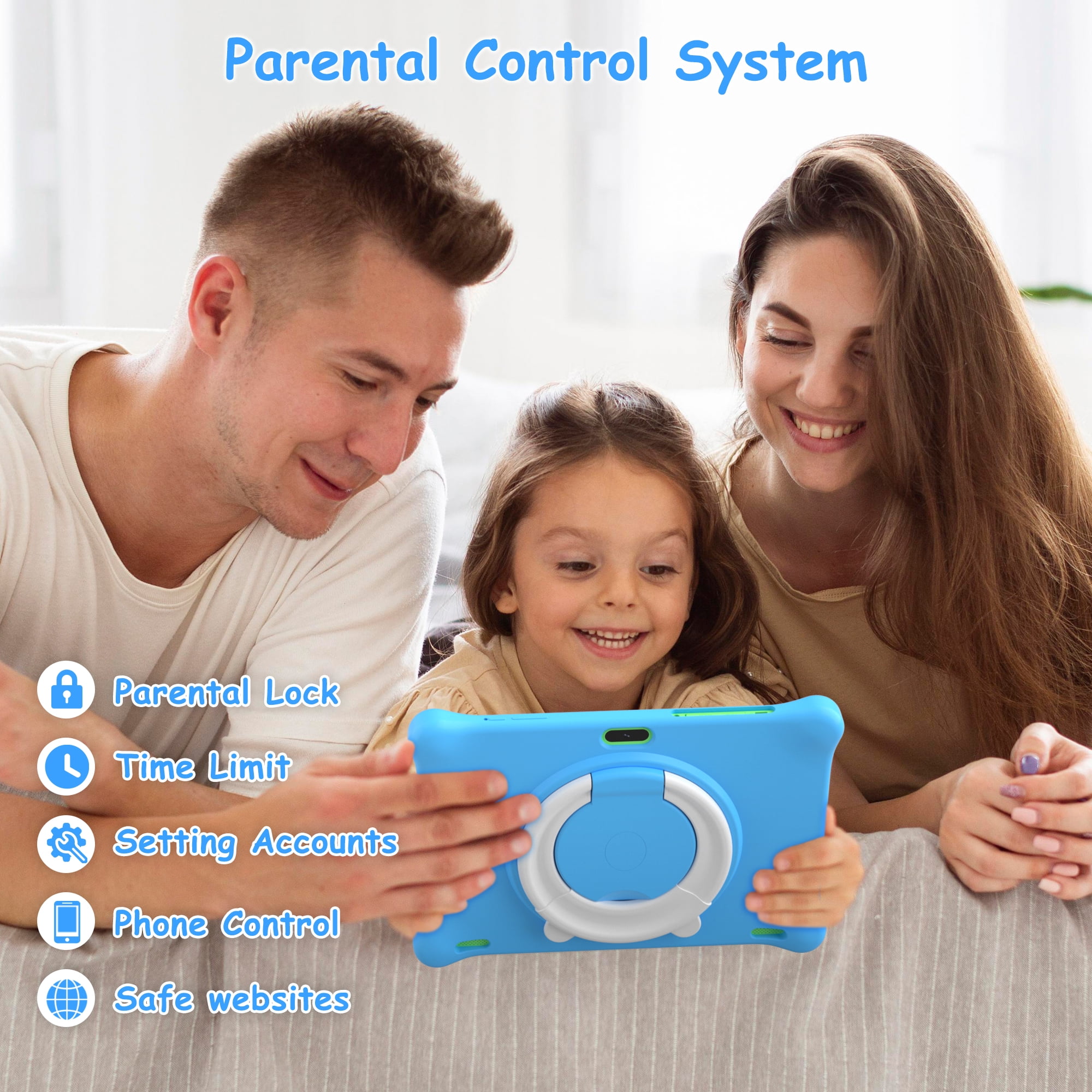 SGIN 10in Android 13 Kid Tablet 2GB RAM 64GB ROM 1280*800 Education Tab, 4-Core 1.6Ghz Allwinner 133
