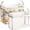 Creamy*2, variant on GliJian Plush Toy Storage Bins, Stuffed Doll Organizer Chest Boxes, Foldable Storages Basket Set, for Living Room Playroom Study Dorm