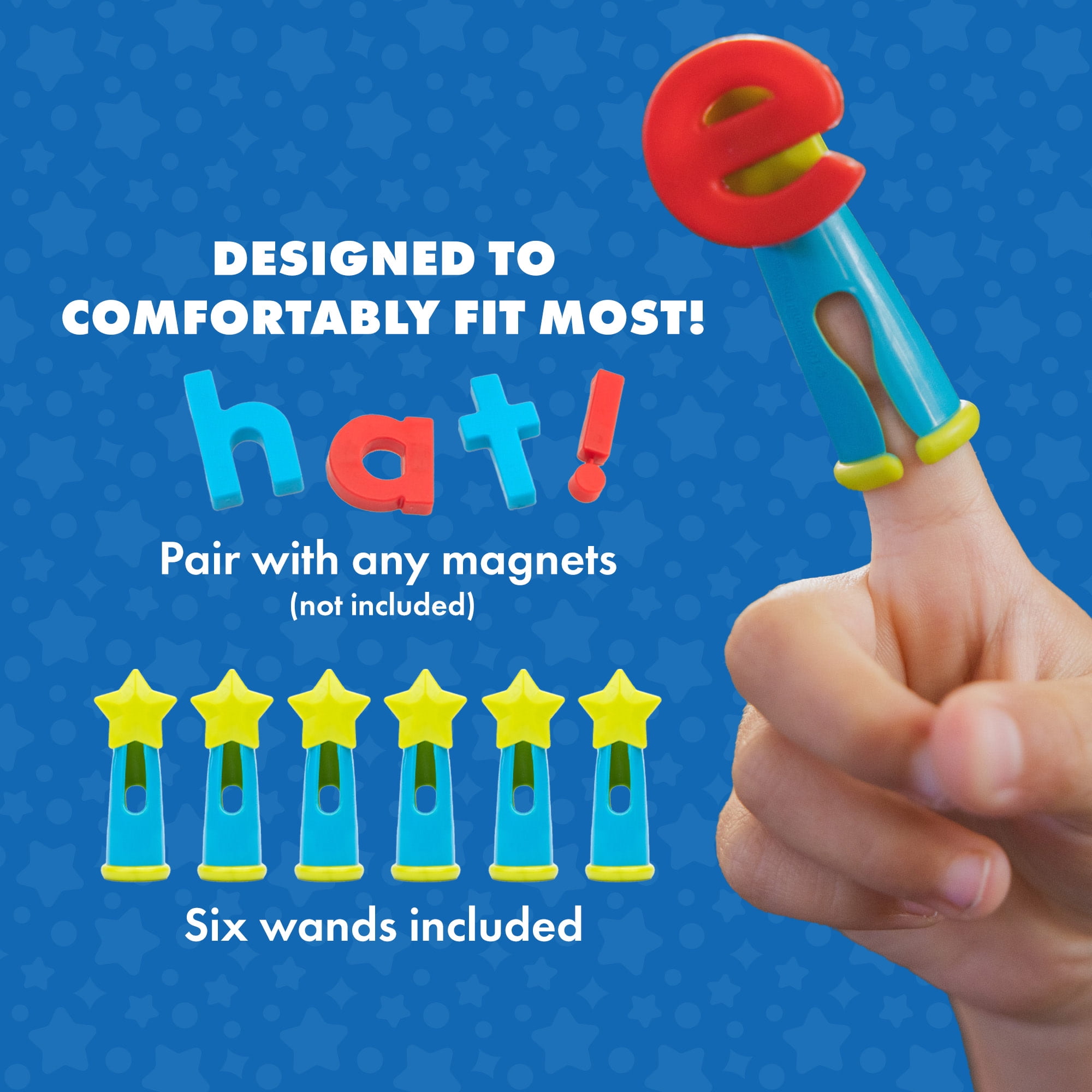 Educational Insights Magnetic Pointer Wand Set, Fine Motor Skills, Classroom Essentials (6-pack)