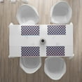 thumbnail image 3 of Ambesonne Fractal Place Mats Set of 4, Mosaic Geometric Art, Standard Size, Blue Red, 3 of 4