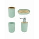 thumbnail image 1 of Accesorios  Xtellar De Baño Set De 4 Piezas Juego De Baño Con Dispensador Jabonera Vaso Porta Cepillos De Dientes Color Verde, 1 of 5