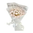 thumbnail image 4 of Ramo de flores artesanal, juego de ramo de rosas hecho a mano con papel de regalo Rosa 33 piezas, 4 of 7
