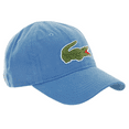 thumbnail image 1 of Lacoste Men’s Croc Gabardine One Size Adjustable Cap Thermal Blue, 1 of 2