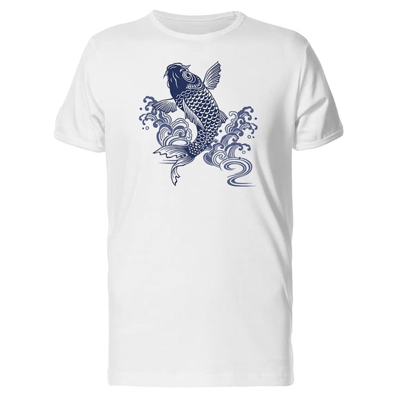 Lovely Japanese Koi Carp Tee Men's -Image by Shutterstock