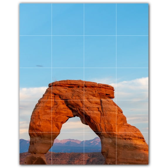 Picture-Tiles.com: Canyon Ceramic Tile Wall Mural WAL500338-45XL. 48"W x 60"H using (20) 12" x 12" Ceramic Tiles-Satin Finish