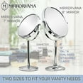 thumbnail image 6 of Mirrorvana 10X and 1X Double Sided Magnifying Makeup Mirror with Stand, 14" H…, 6 of 7