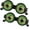 Green, variant on 2PCS Winking Glasses with Blinking Eyes - Funny Crazy Blink Eye Glasses - Crazy Eyes Prop Glasses for Adults Party