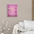 thumbnail image 3 of YWMJZEU Purple Wooden Key Holder Wall Mounted with 6 Key Hooks Floating Shelf Hanging for Entryway, 3 of 9