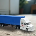 thumbnail image 2 of Uhnauch 1:48 Scale Alloy Container Truck - Heavy Hauler Model With Sound & Lights, Diecast Collectible Vehicle, 2 of 4