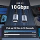 thumbnail image 2 of Cable de extensión USB C UGREEN de 10 Gbps/100 W, 0,5 m, gris, 2 of 7