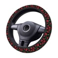 thumbnail image 4 of Bingfone Cherry Steering Wheel Cover - Universal 15 Inches Car Steering Wheel Covers Grip Auto Internal Accessories, 4 of 7