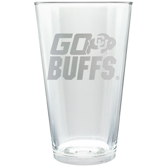 Colorado Buffaloes Etched 16oz. Rally Cry Pint Glass