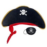 Adventure Force Pirate Roleplay Set Buccaneer Dart Blaster 12-Piece Set: Blaster, Sword, Pirate Hat, Play Telescope, Play Compass, 4 Univseral Foam Darts, 4 Play Coins, 8+