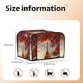 thumbnail image 5 of Lsque Eiffel Tower Print 4 Slice Toaster Cover , Kitchen Appliance Dustproof Protector , Toaster Protector Dustproof Kitchen Appliance Cover, 5 of 7