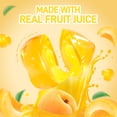 thumbnail image 5 of Amos 4D Gummy Candy, Yellow Peach Burst Chewy Gummy Gulten-Free 6oz (1 Pack), 5 of 6