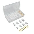 thumbnail image 1 of 200 PCS 2.8MM Automotive Wire Connector 2/3/4/6 Pin Electrical Male and Female Cable Terminal Connector Kit for Car RVs, 1 of 10