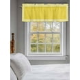 thumbnail image 3 of Valances for Windows Yellow Abstract Art Rod Pocket Cafe Window Treatments Valance Curtains for Kitchen Bathroom Laundry Basement Windows 54"x18", 3 of 9