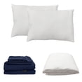 thumbnail image 1 of Protector Spring Air King Size + Sábanas Softy Azul Marino + Almohada Frosty 2, 1 of 7