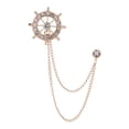 thumbnail image 1 of Pin de solapa, broche de cadena con borlas, insignia, cadenas de eslabones, broches, joyería, traje, decoración para abrigo, camisas de hombre,, 1 of 8