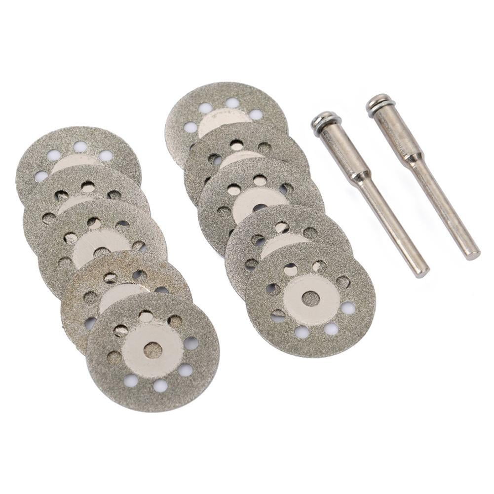 42x Mini Diamond Cutting Discs Grinding Wheel Blades Drill Bit For Rotary Tool 