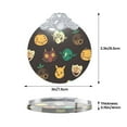 thumbnail image 4 of The Legend Of Zelda Christmas Ornaments Round Glass Pendant Xmas Tree Pendants Hanging Ornaments Creative Indoor Decoration For Holidays Silver, 4 of 8