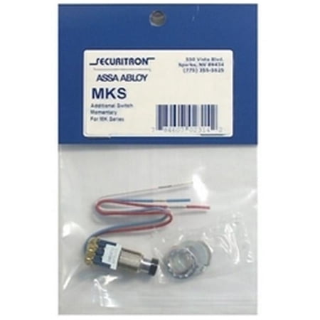 Securitron MKS Mortise Key Switch Momentary Switch Only - Satin Stainless Steel