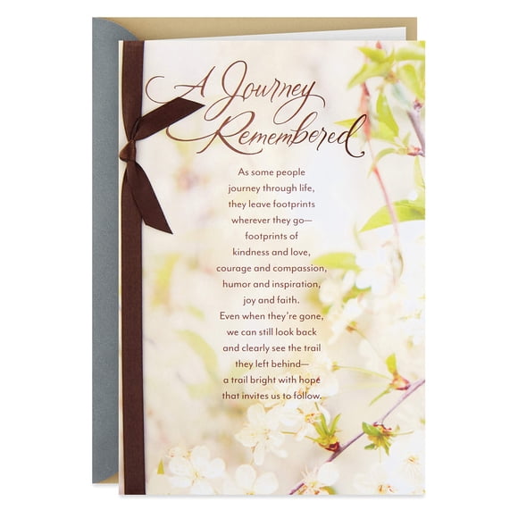 Tarjeta de felicitación Hallmark Mahogany Religious Sympathy