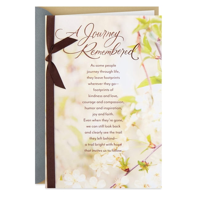 Tarjeta de felicitación Hallmark Mahogany Religious Sympathy