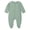 Green, variant on Baby Girls and Boys Outfit Infant Cotton Long Sleeve Newborn Romper Button Down Unisex Footie Jumpsuit (Pink, 3-6 Months)