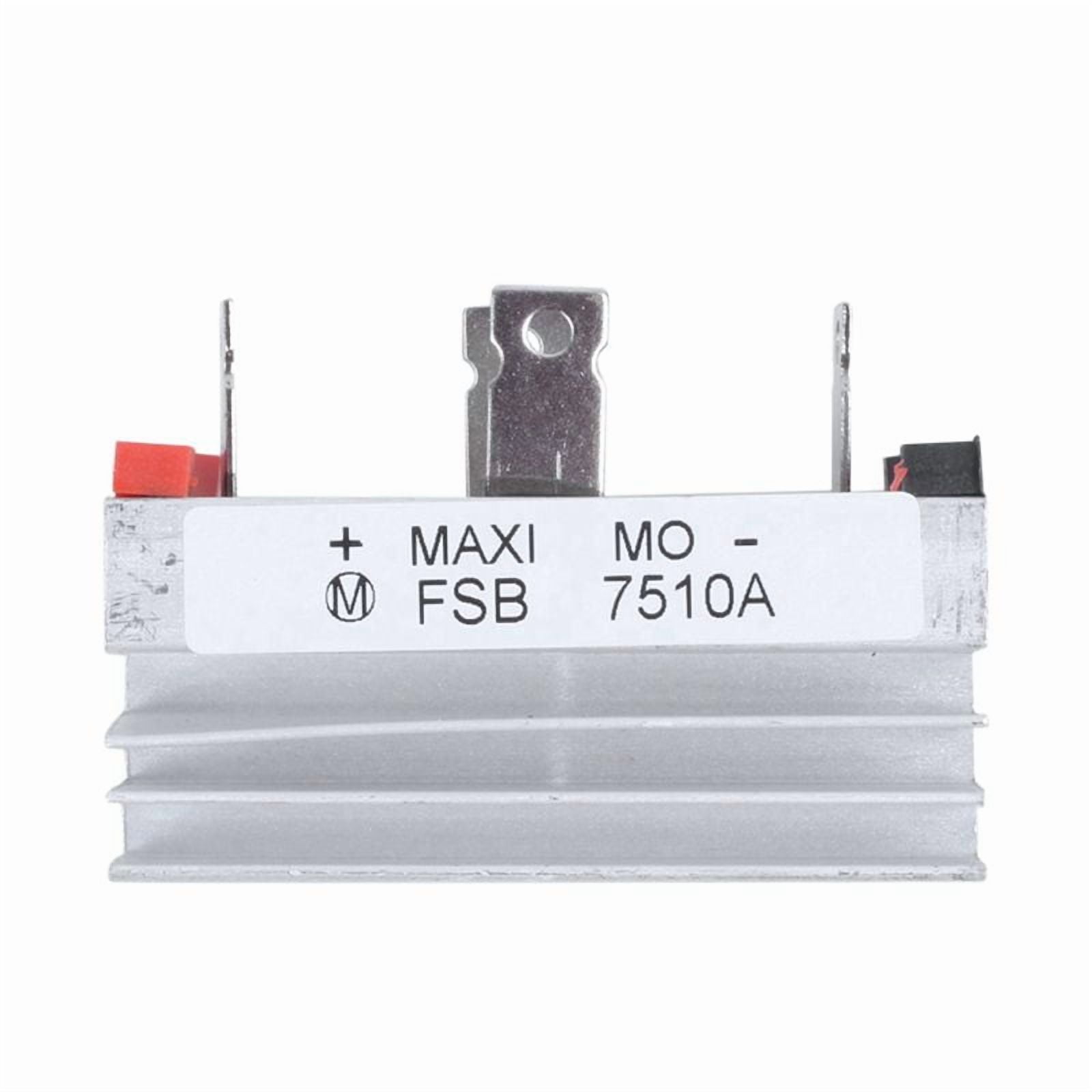 10X Aluminum Heatsink Base Single Phase Bridge Rectifier Diode 75A 1000V
