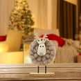 thumbnail image 3 of Christmas Decoration Store Santa Claus Christmas Tree Desktop Store Decoration Wool Ornament, 3 of 6