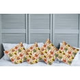 thumbnail image 2 of Ambesonne Fall Throw Pillow Cover 4 Pack, Colorful Owl Woodland Animals, 24", Multicolor, 2 of 5