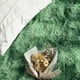 thumbnail image 5 of Alfombra FlyDoit de peluche verde teñido con corbata, 152 x 24 cm, 5 of 9