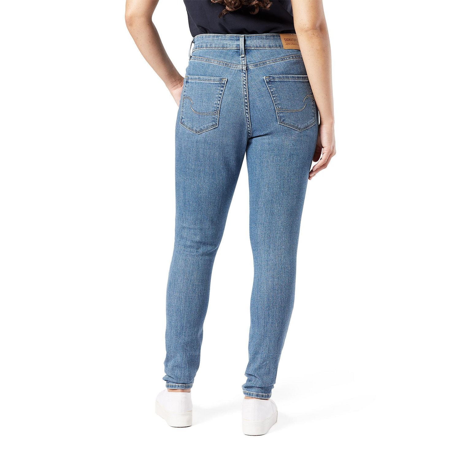 Levi Strauss Signature.MC Jean filiforme taille haute pour femme