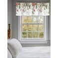 thumbnail image 3 of Valances for Windows Christmas Rod Pocket Cafe Window Treatments Valance Curtains for Kitchen Bathroom Laundry Basement Windows 42"x12", 3 of 9