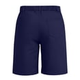thumbnail image 6 of FASHOFT Boys Golf Shorts Stretch School Uniform Clothes Kids Flat Front Dress Hybrid Chino Casual Shorts with Pockets Navy, 6 of 9