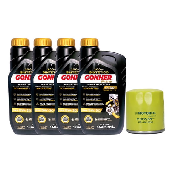 Kit Cambio Aceite Journey 2009 Al 2020 2.4 5w30 Gonher Apisq