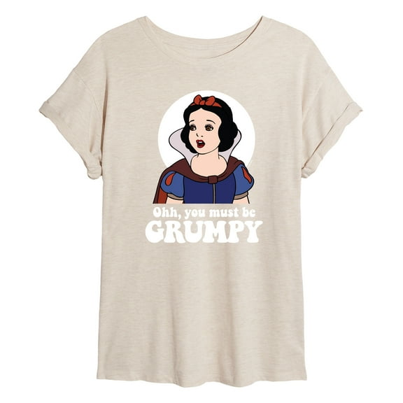 Disney Snow White & The Seven Dwarfs - You Must Be Grumpy - Women's Oversized T-Shirt