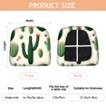thumbnail image 3 of Cactus Pattern Seat Covers for Dining Room Chairs Set Of 4,Stretch Printed Washable Chair Seat Cover with Elastic Ties and Button,Removable Waterproof Couch Cushion Covers, 3 of 6